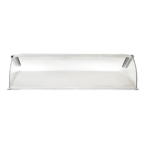 Air Deflector 4.9" H X 15-5/16" W 1-Way Clear Plastic Clear