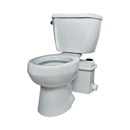 Complete Toilet Powerflush Optima ADA Compliant 1.28 gal White Elongated White