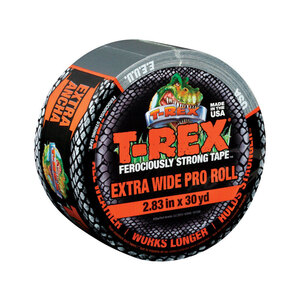 T-Rex 4614152 Duct Tape 2.83" W X 30 yd L Gray Gray