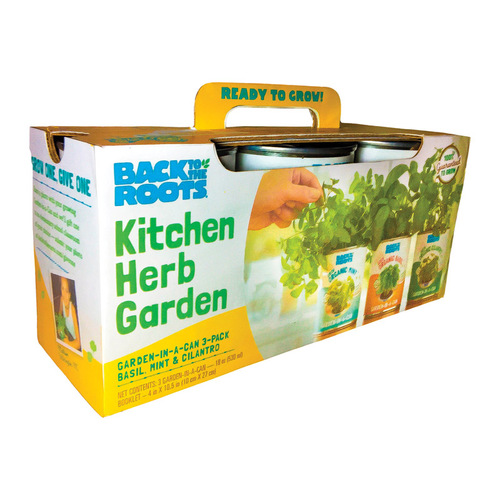 Back to the Roots 22286 Grow Kit Kitchen Herb Garden Assorted Herbs