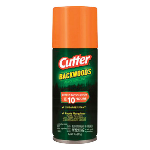 CUTTER HG96735 Insect Repellent Backwoods Liquid For Mosquitoes 3 oz
