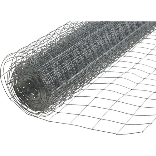 Welded Wire Fence 48" H X 100 ft. L Steel 2" W Mesh Gray/Silver