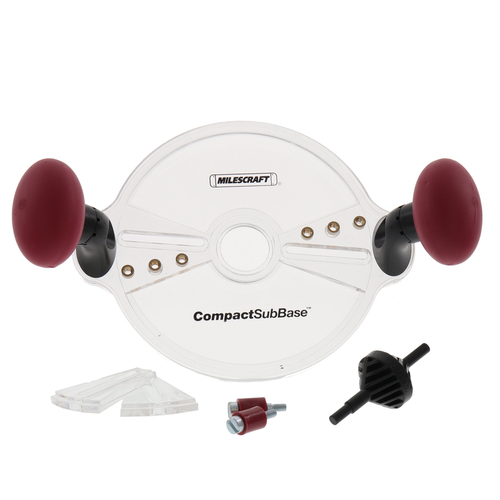 Milescraft 12250003 Router Attachment CompactSubBase 8" L X 8" W