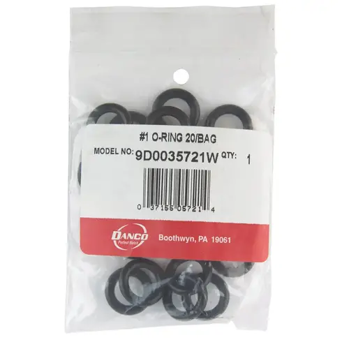 O-Ring 21/32" D X 13/32" D Rubber - pack of 20