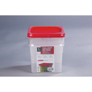 Cambro CamSquare Food Storage Container, 6 qt