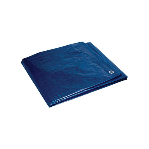 Tarp . 10 ft. W X 12 ft. L Heavy Duty Polyethylene Blue Blue