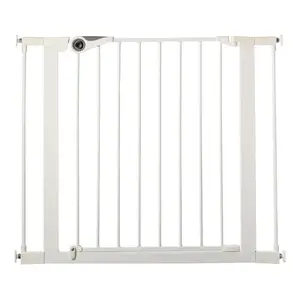 North States White 30 in. H X 29.5-39 in. W Metal Child Safety Gate North States White 30 in. H X 29.5-39 in. W Metal Child Safety Gate