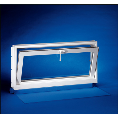 Duo-Corp 3219ARIS Aristoclass Series Hopper Basement Window, Glass Glass/Screen, Vinyl Frame