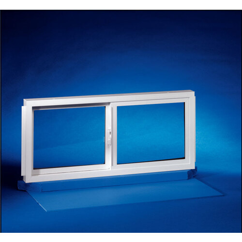 Basement Window, Insulated Glass Glass/Screen, Vinyl Frame