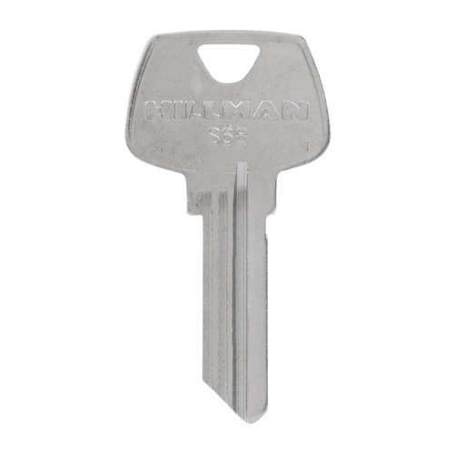 Key Blank Automotive Single For Sargent Silver
