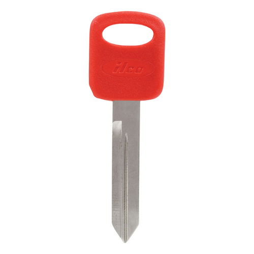 Key Blank ColorPlus House/Office Double For Ford Red/Silver