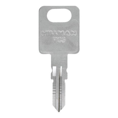 Hillman 86716-XCP10 Key Blank Automotive Double For FIC3 Silver - pack of 10