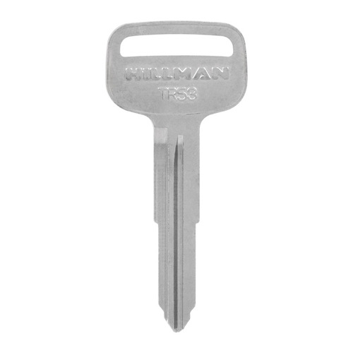 Key Blank Automotive TR53 Double For Toyota Silver