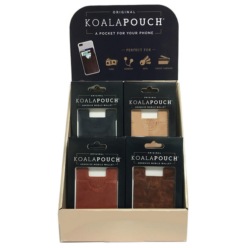 Cell Phone Wallet Koalapouch Assorted For All Mobile Devices Assorted - pack of 20