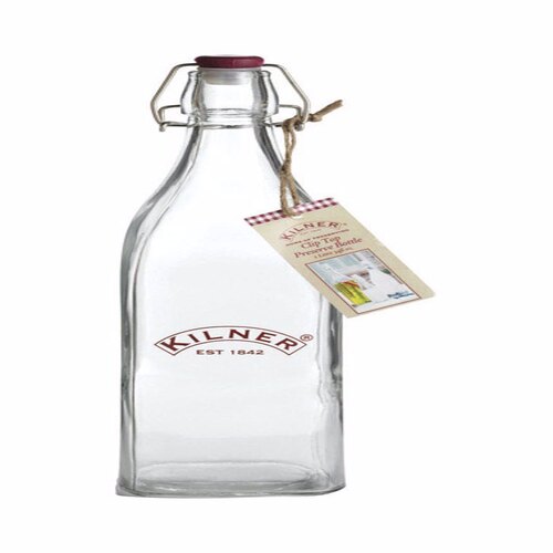 Kilner 0025472 Preserver Bottle 34 oz Clear Clear