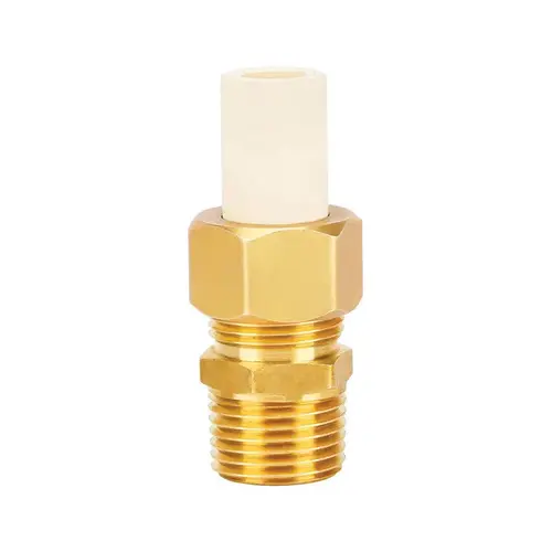 Adapter Coupling Schedule 40 3/4" Compression X 3/4" D MPT CPVC/Brass