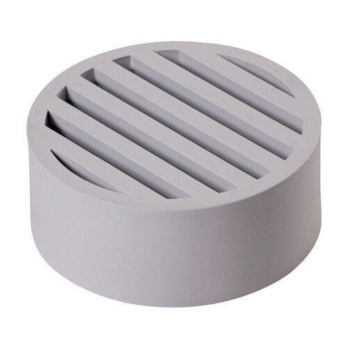 Drain Grate 3" White Round Plastic White