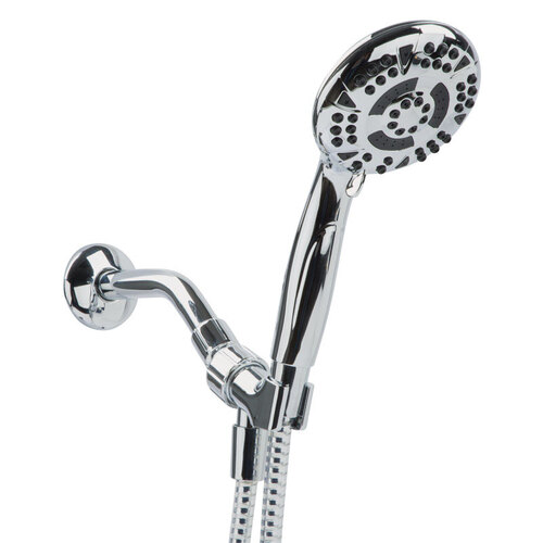 Handheld Showerhead Chrome PVC 5 settings 1.8 gal Chrome