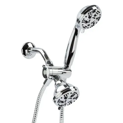 Showerhead Combo Chrome PVC 5 settings 1.8 gal Chrome