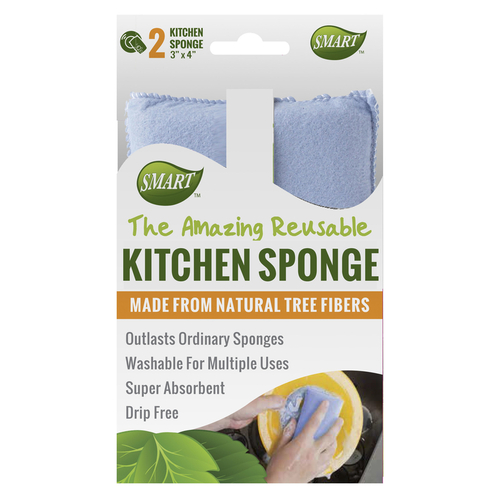 Washable And Reusable Kitchen Sponge