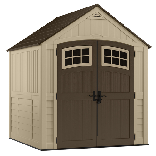 Storage Shed Sutton 7 ft. x 7 ft. Plastic Vertical with Floor Kit
