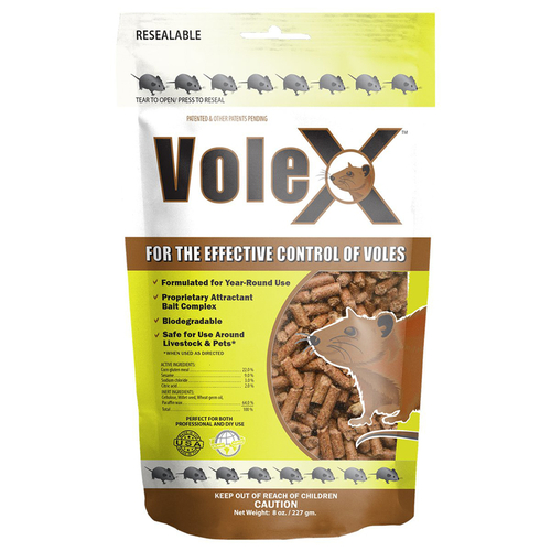 VoleX 620205-6D Bait Non-Toxic Pellets For Voles 8 oz
