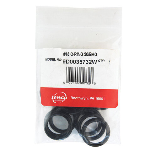 O-Ring 1" D X 3/4" D Rubber Black