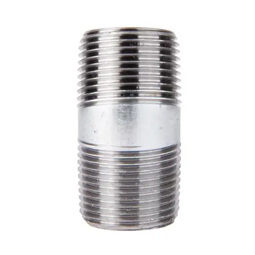 Nipple 1/8" MIP each T X 1/8" D MIP Galvanized Steel 2" L Galvanized - pack of 5