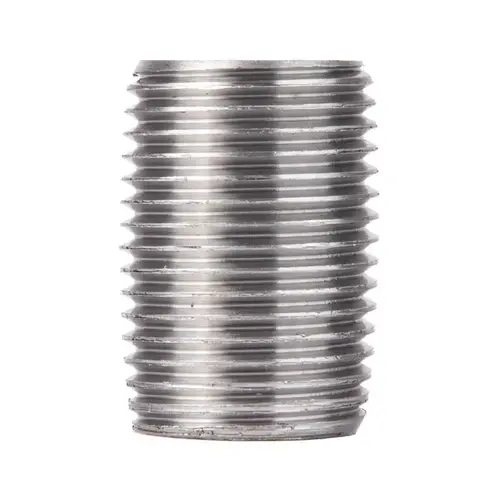 Close Nipple 1/2" MIP each X 1/2" D MIP Galvanized Steel Galvanized