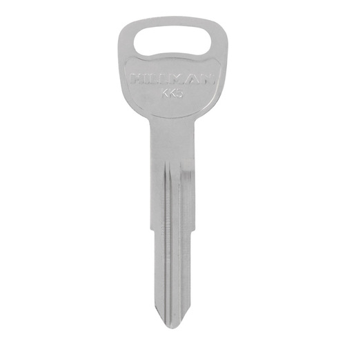 Key Blank Automotive KK5 Double For Kia Silver