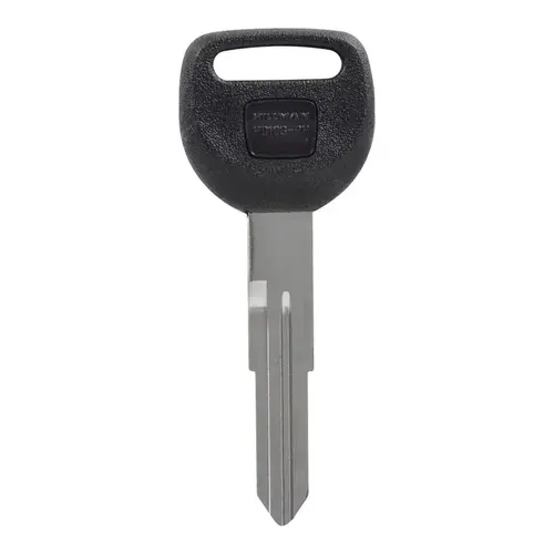 Key Blank Automotive Double For Honda Black/Silver