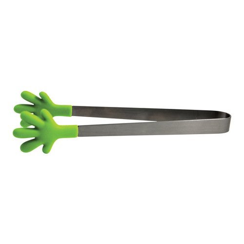 Kitchen Innovations KI-800100 Hand Shaped Mini Tongs Assorted Colors Silicone Assorted Colors