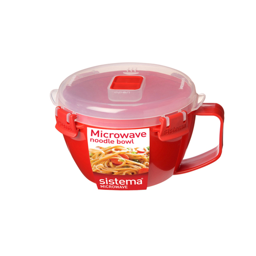 Sistema 1109ZS Noodle Bowl 31.79 oz Red Red