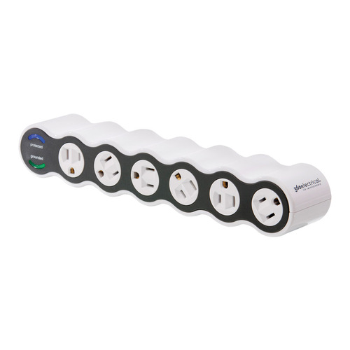360 Electrical 36051 Surge Protector 4 ft. L 6 outlets White 1080 J White