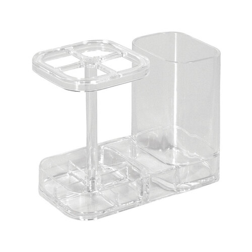 Cosmetic Organizer Clear 4.25" H X 3" W X 5.6" D Clear