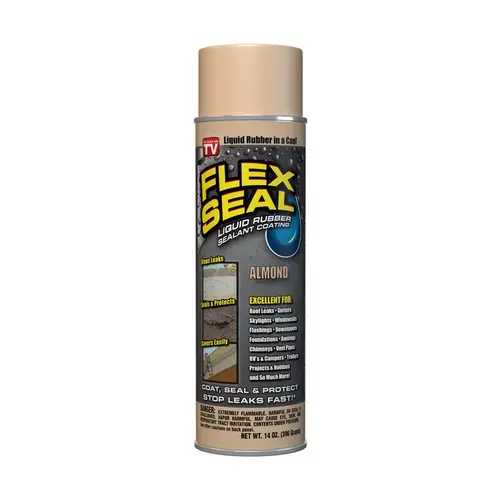 FLEX SEAL Family of Products FSTANR20 Rubber Spray Sealant FLEX SEAL Almond 14 oz Almond