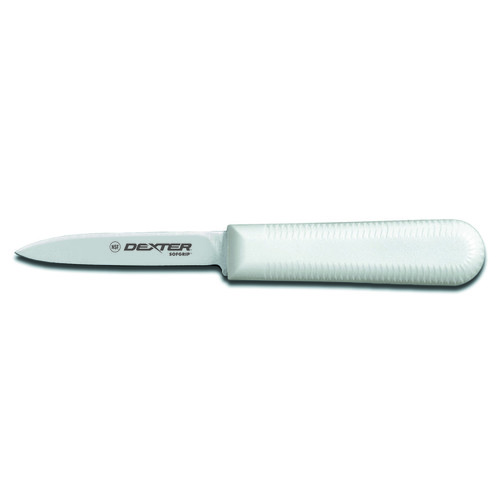 DEXTER-RUSSELL 24333 Dexter Softgrip 3.25 Inch White Style Cook's Parer Knife, 1 Count