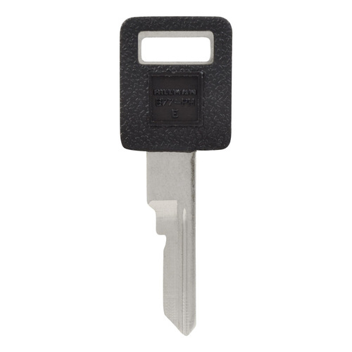 Key Blank Automotive B77PH Single For GM Black/Silver