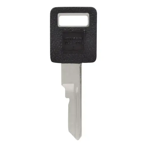 Key Blank Automotive B77PH Single For GM Black/Silver - pack of 5