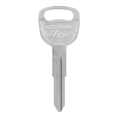 Key Blank Automotive KK1 Double For Kia Silver