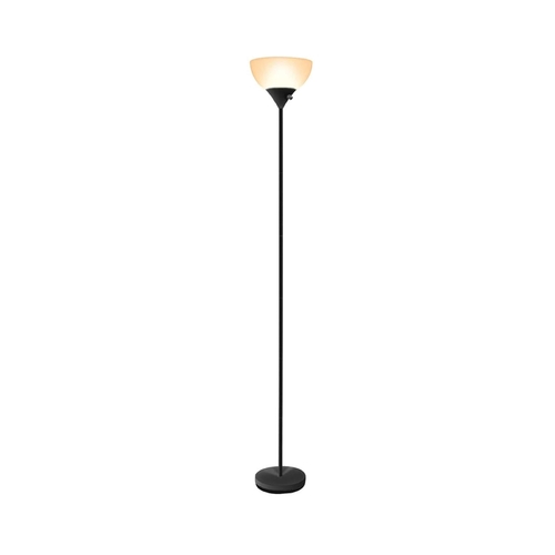 Newhouse Lighting NHFL-CH-BK Floor Lamp 71" Black Black