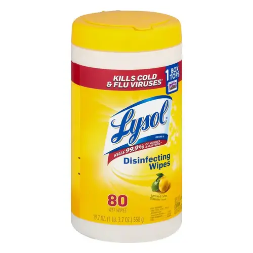 Lemon & Lime Blossom Disinfecting Wipes (80-Count)