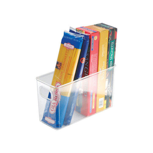 Storage Bin Clear 6" H X 4" W X 10" D Clear