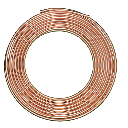 Refrigeration Tubing 3/16" D X 50 ft. L Copper Type Refer