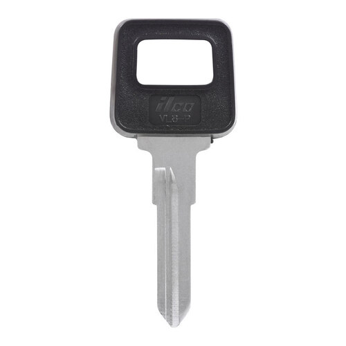 Key Blank Automotive VL10PH Double For Volvo Black/Silver