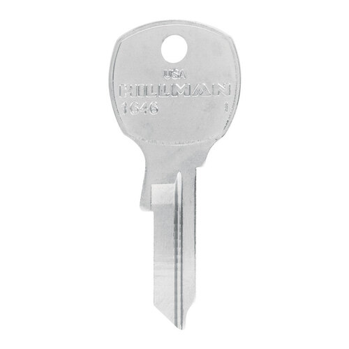 Key Blank Traditional Key Mailbox 1646 Single For USPS Locks Nickel - pack of 10