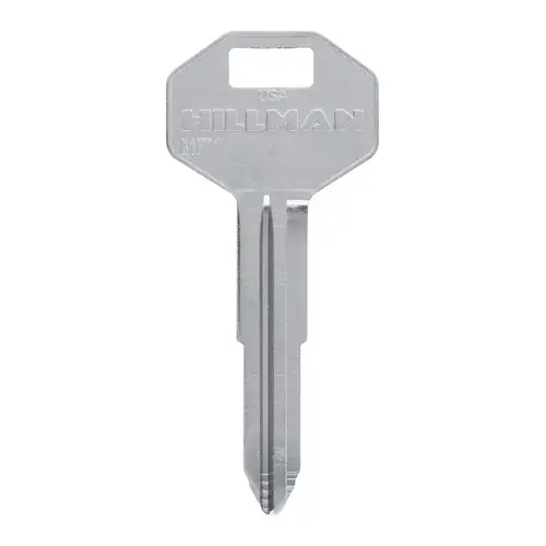 Key Blank Automotive Double For Mitsubishi Silver