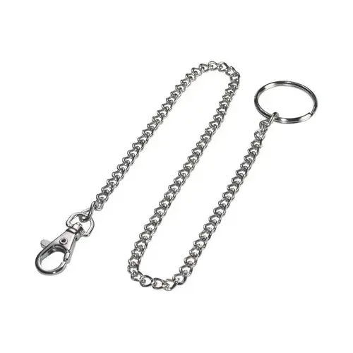 Key Chain Metal Silver Belt Hooks/Pocket Chains Silver