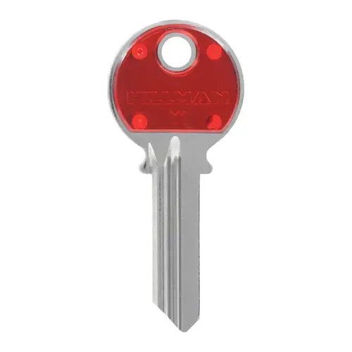 Key Blank ColorPlus Traditional Key House/Office Single Red