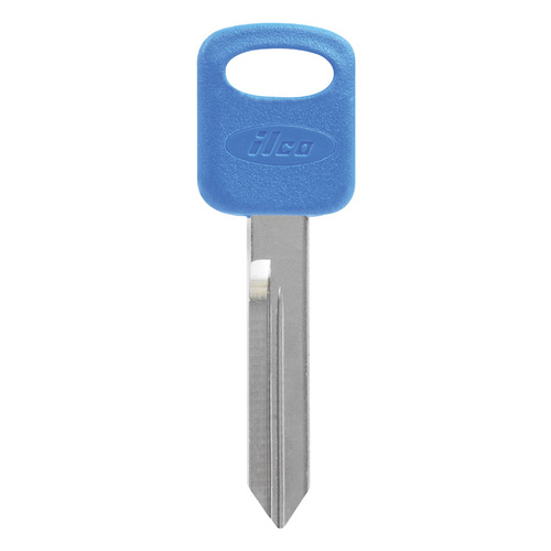 Key Blank ColorPlus House/Office Double For Ford Blue/Silver